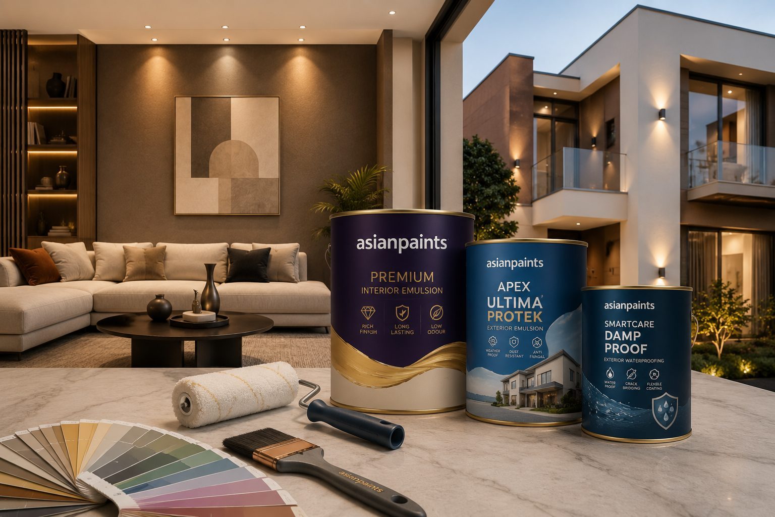 VNC Interiors Painting Dealer Services in Bangalore - Asian Paints